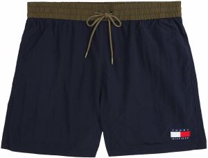Tommy Hilfiger Underwear Plavecké šortky 'Heritage'  námornícka modrá / olivová / červená / biela
