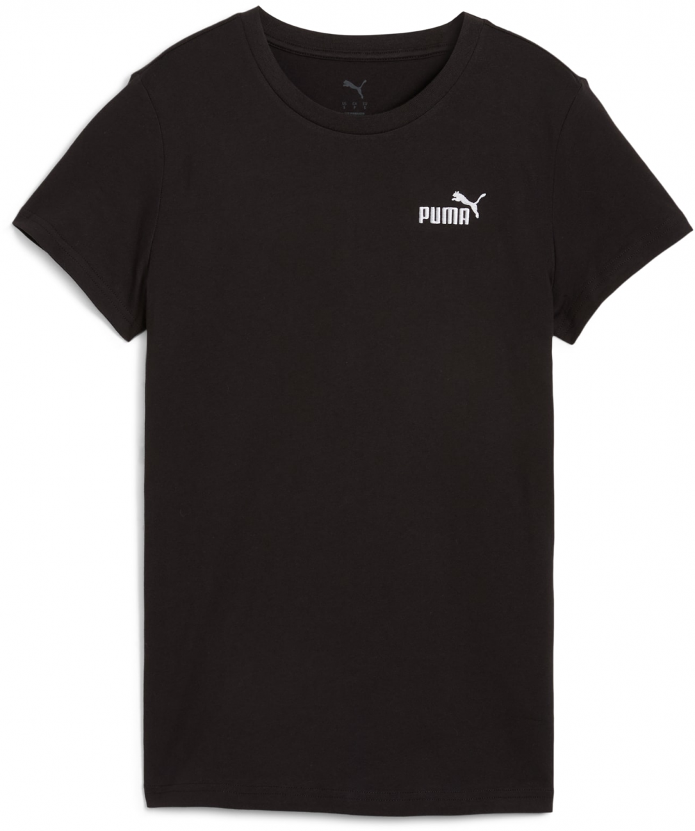PUMA Tričko 'ESS  No. 1'  čierna / biela