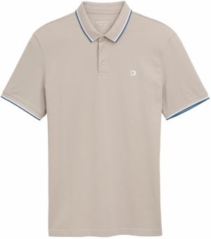 TOM TAILOR DENIM Tričko  kráľovská modrá / svetlosivá / biela