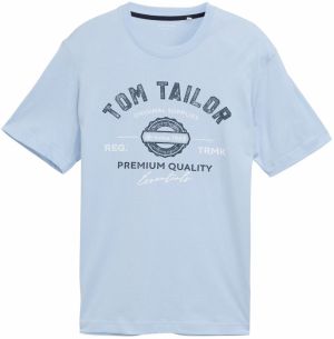 TOM TAILOR Tričko  námornícka modrá / svetlomodrá / biela