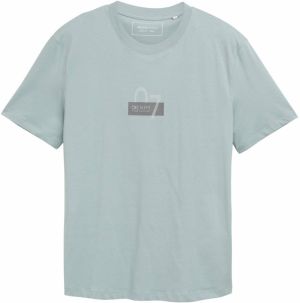 TOM TAILOR DENIM Tričko  opálová / mätová / čierna