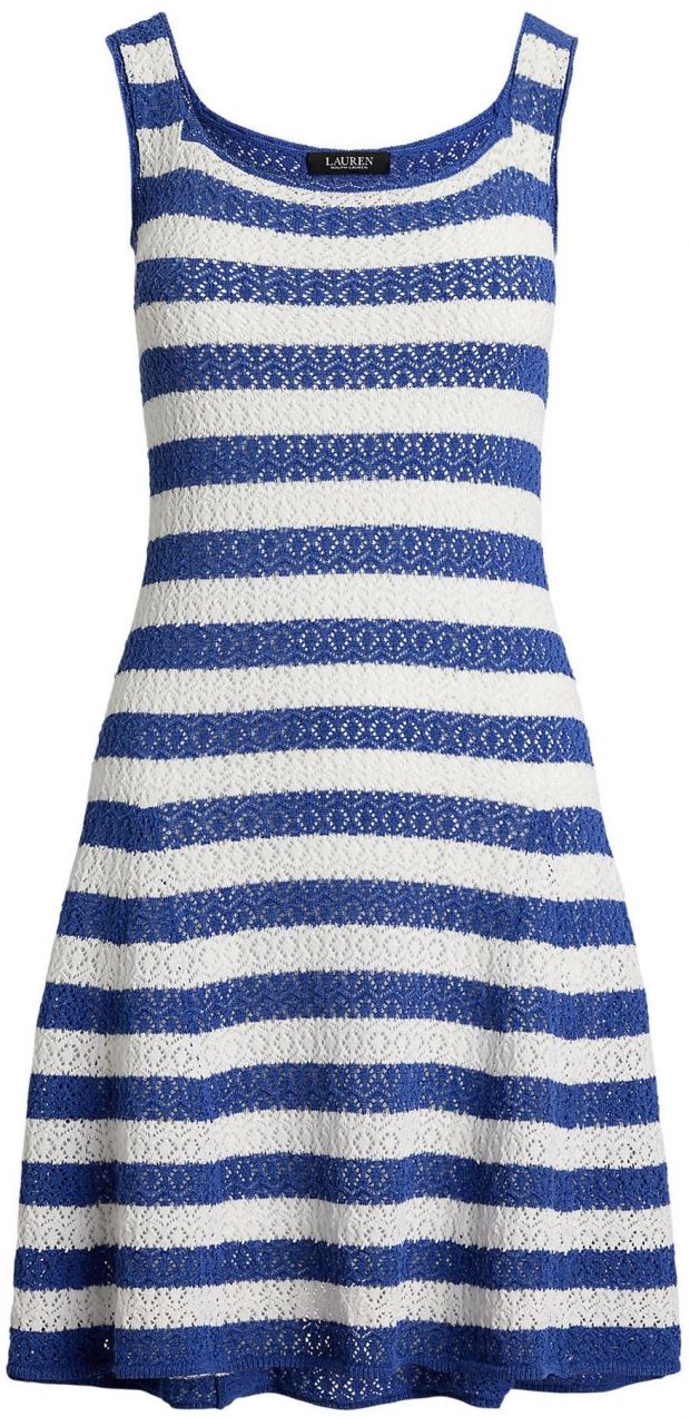 Lauren Ralph Lauren Letné šaty  enciánová / biela