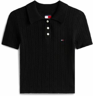 Tommy Jeans Sveter  čierna