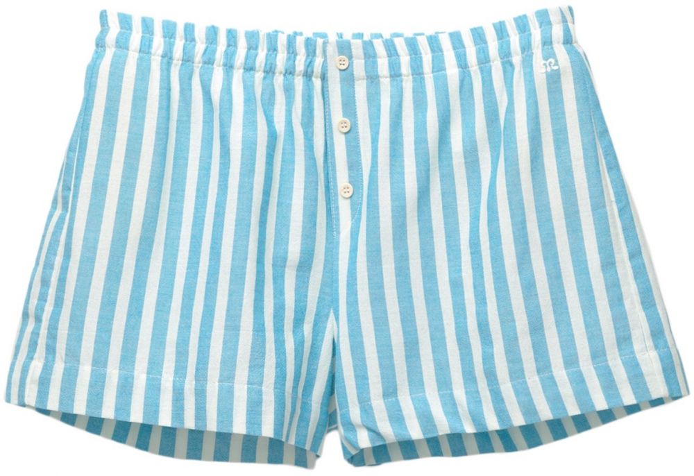 Pull&Bear Nohavice  svetlomodrá / biela
