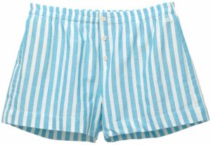 Pull&Bear Nohavice  svetlomodrá / biela