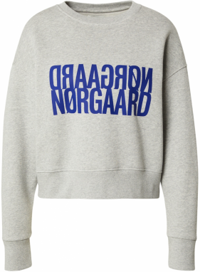MADS NORGAARD COPENHAGEN Mikina 'Tilvina'  modrá / sivá melírovaná