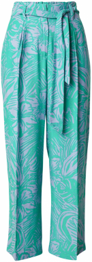 LIEBLINGSSTÜCK Plisované nohavice  tyrkysová / modrá denim