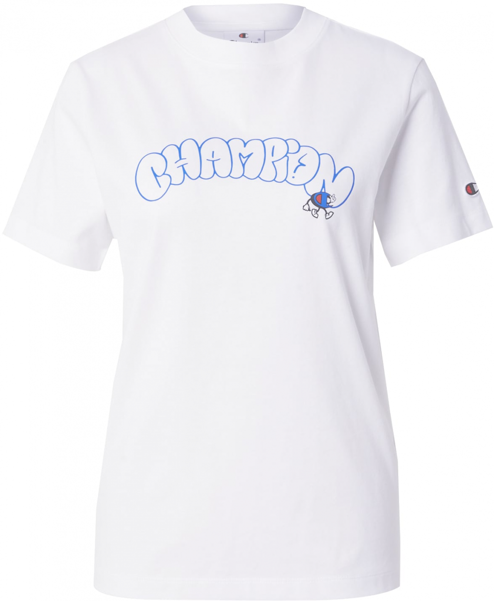 Champion Authentic Athletic Apparel Tričko  kráľovská modrá / brusnicová / biela