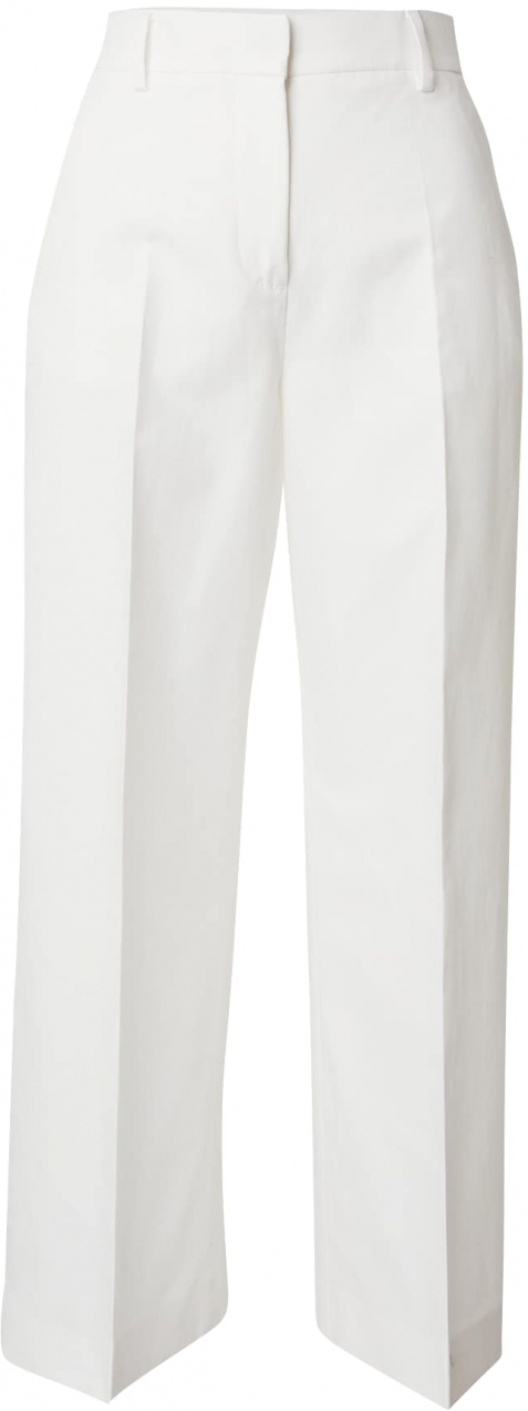 Weekend Max Mara Nohavice s pukmi 'ZIRCONE'  biela