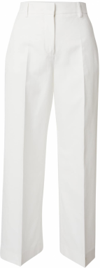 Weekend Max Mara Nohavice s pukmi 'ZIRCONE'  biela