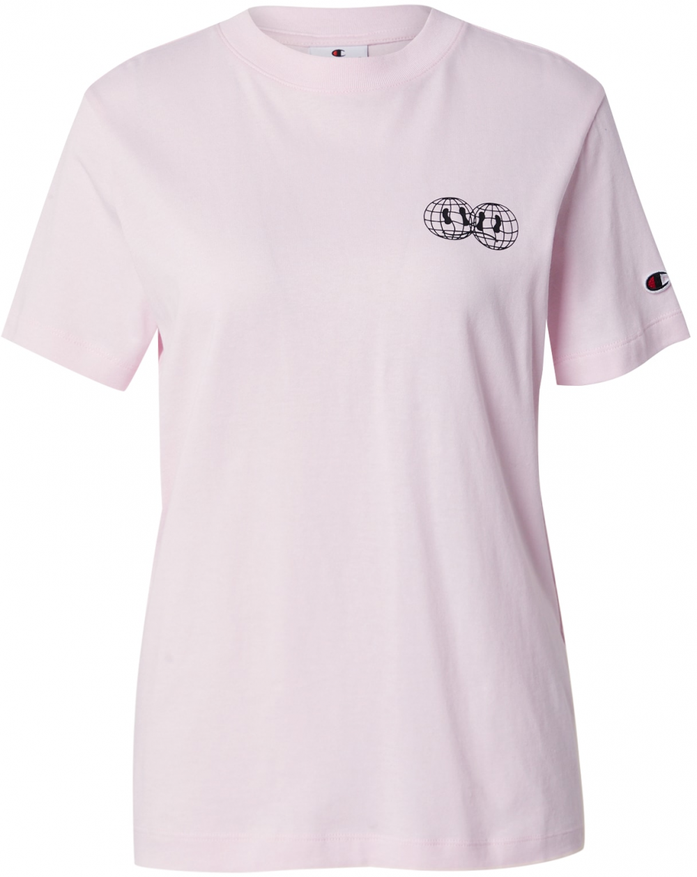 Champion Authentic Athletic Apparel Tričko  svetlomodrá / ružová / čierna