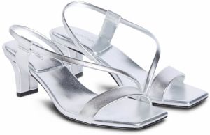 Calvin Klein Remienkové sandále  strieborná