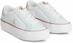 Calvin Klein Jeans Nízke tenisky  svetlomodrá / biela