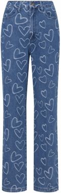 Laurella Džínsy  modrá denim / biela