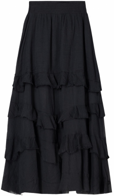 Bershka Sukňa  čierna