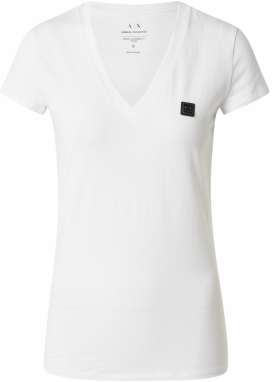 ARMANI EXCHANGE Tričko  biela