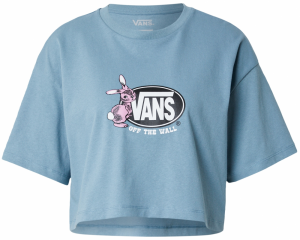 VANS Tričko 'FOLLOW'  modrosivá / ružová / čierna / biela