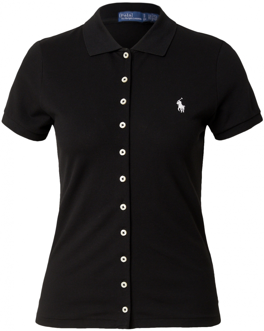 Polo Ralph Lauren Blúzka  čierna / šedobiela