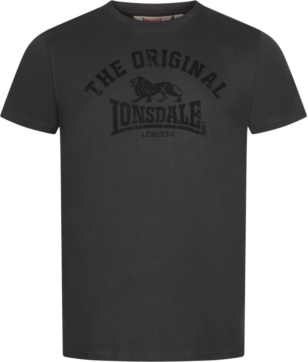 LONSDALE Tričko 'ORIGINAL'  antracitová / tmavosivá / čierna