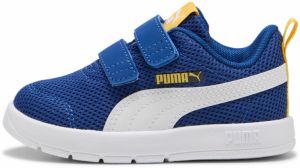 PUMA Tenisky 'Courtflex V3'  kráľovská modrá / žltá / biela