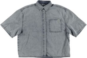 MUSTANG Blúzka 'ELLA'  modrá denim