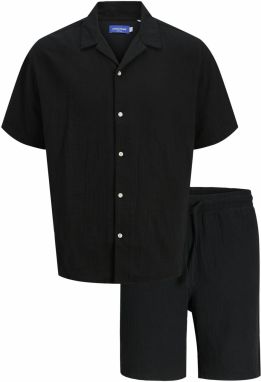 JACK & JONES Tepláková súprava 'JOREASTER PATRAS'  čierna