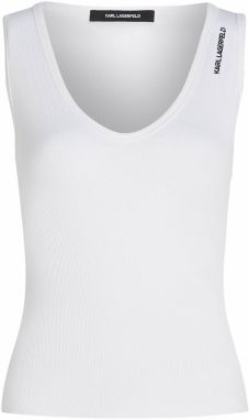 Karl Lagerfeld Top  čierna / biela