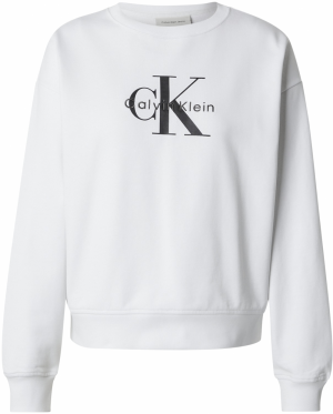 Calvin Klein Jeans Mikina  sivá / čierna / biela