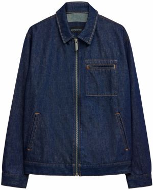 Adolfo Dominguez Prechodná bunda  modrá denim
