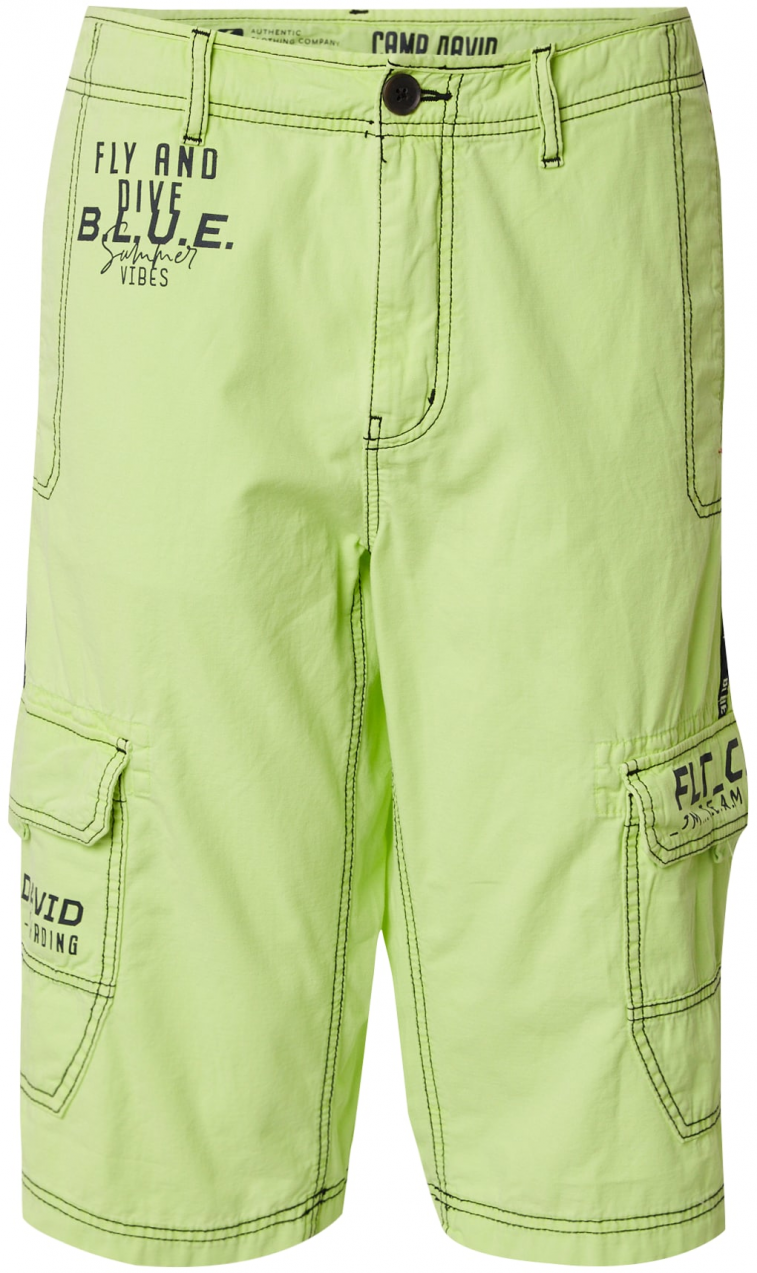 CAMP DAVID Kapsáče  limetková / čierna