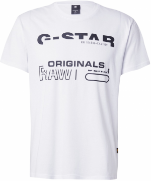 G-STAR Tričko  čierna / biela