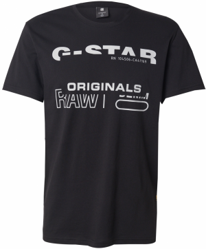 G-STAR Tričko  svetlosivá / čierna