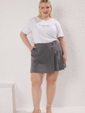 Trendyol Curve Sukňa  antracitová