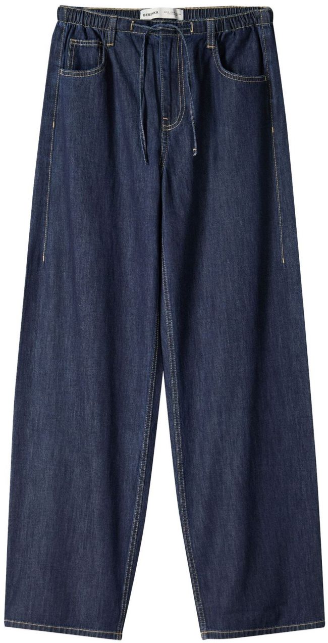 Bershka Džínsy  námornícka modrá