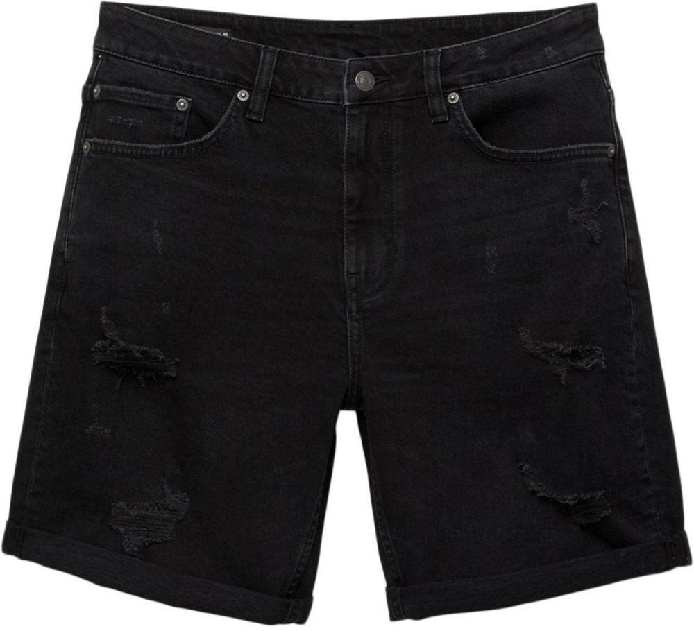 Pull&Bear Džínsy  čierny denim