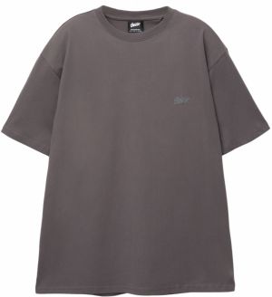 Pull&Bear Tričko 'STWD'  farby bahna / tmavosivá