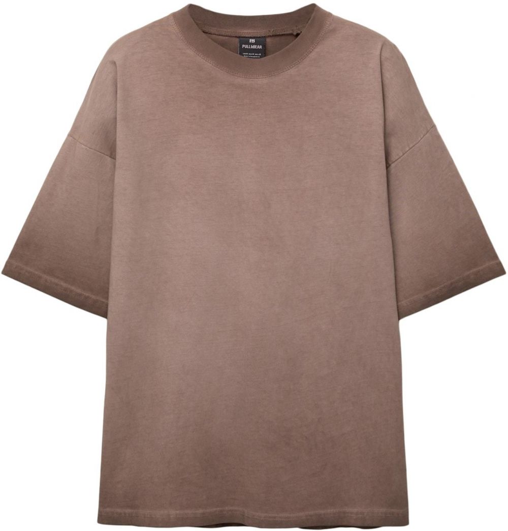 Pull&Bear Tričko  čokoládová