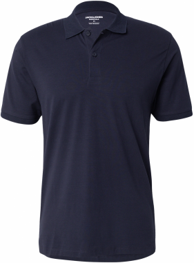 JACK & JONES Tričko 'JJEPerfect'  námornícka modrá