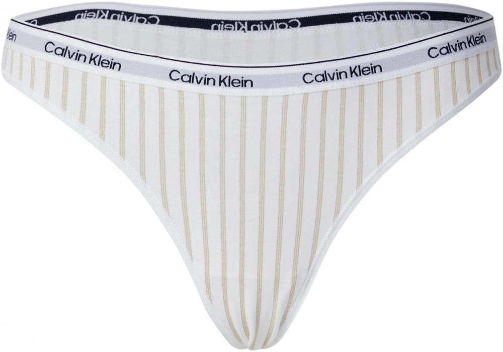 Calvin Klein Underwear Tangá  brokátová / sivá / čierna / biela