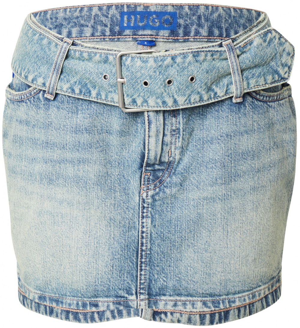 HUGO Sukňa 'Gamini_B'  modrá denim