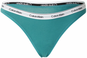 Calvin Klein Underwear Tangá  smaragdová / čierna / biela