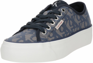 Calvin Klein Jeans Nízke tenisky  tmavobéžová / námornícka modrá