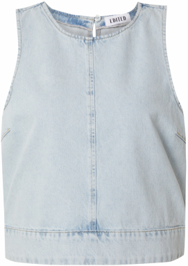 EDITED Top 'Raina'  modrá denim