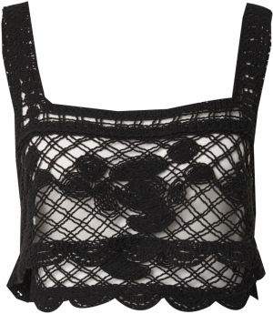 EDITED Top 'Luise'  čierna