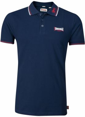 LONSDALE Tričko  námornícka modrá / tmavočervená