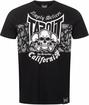 Tapout Tričko 'ADELANTOS'  čierna / biela
