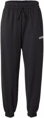 ADIDAS SPORTSWEAR Športové nohavice 'Essentials'  čierna / biela