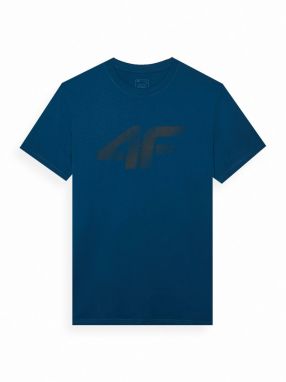 4F Funkčné tričko  tmavomodrá / čierna