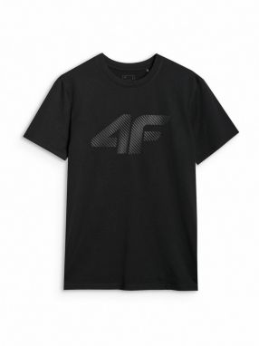4F Funkčné tričko  tmavosivá / čierna