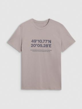 4F Funkčné tričko  svetlosivá / čierna
